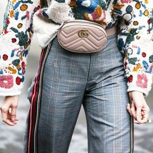 Zara Check Plaid Side Stripe Wide Leg Trouser Pant